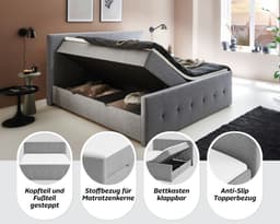 Home affaire Boxbett Tessaja | Grau