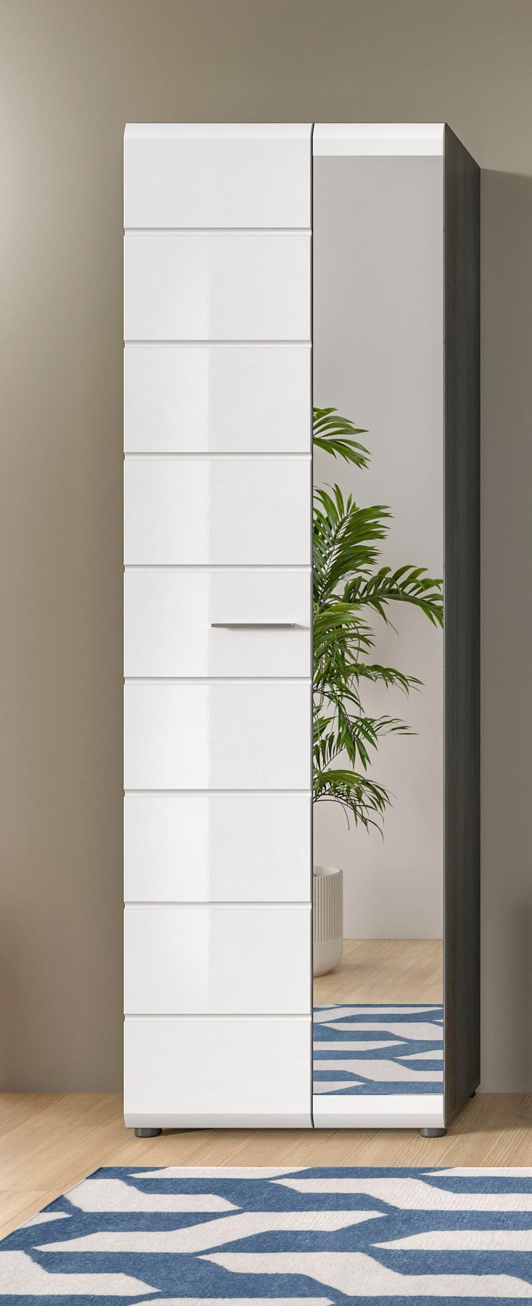 Home affaire Garderobenschrank Rumba | Weiß