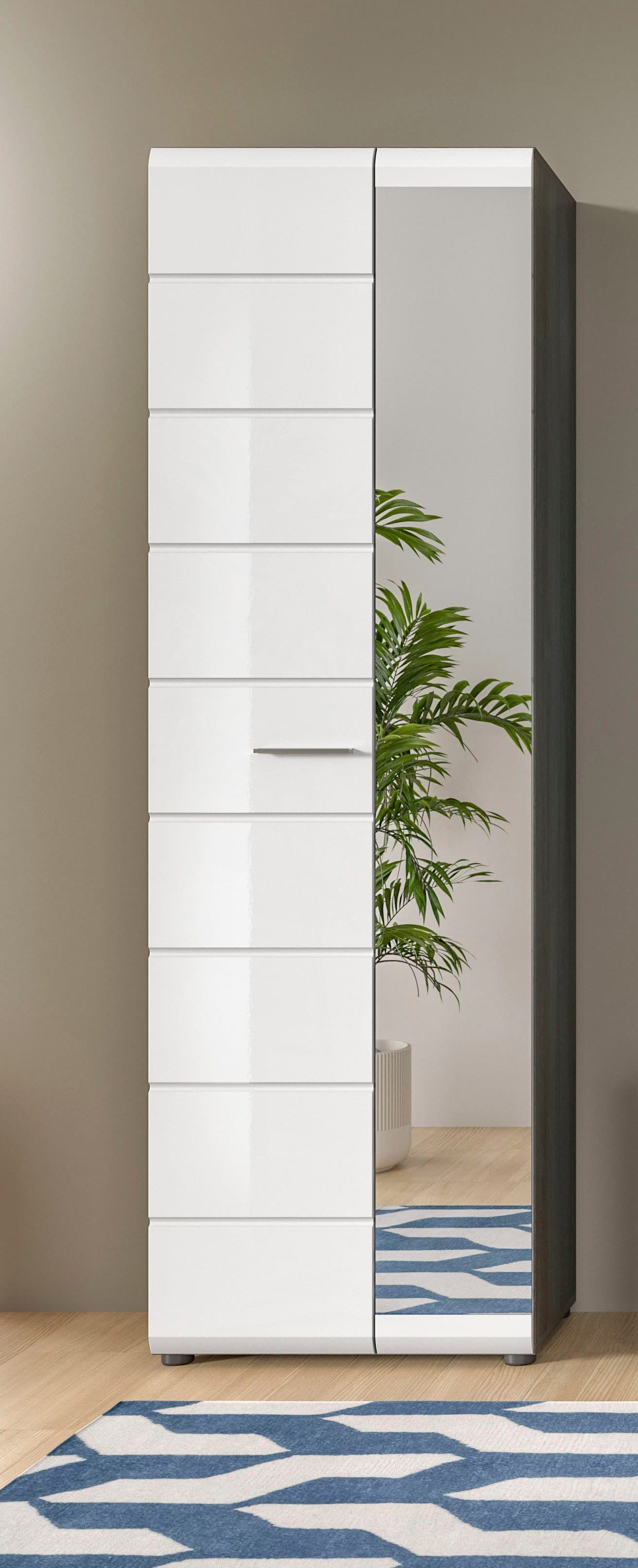 Home affaire Garderobenschrank Rumba | Weiß