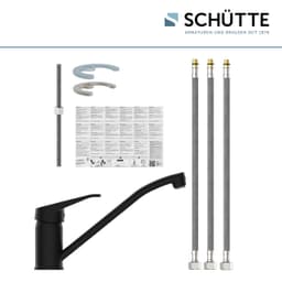 Schütte TASSONI Spültischarmatur | Schwarz