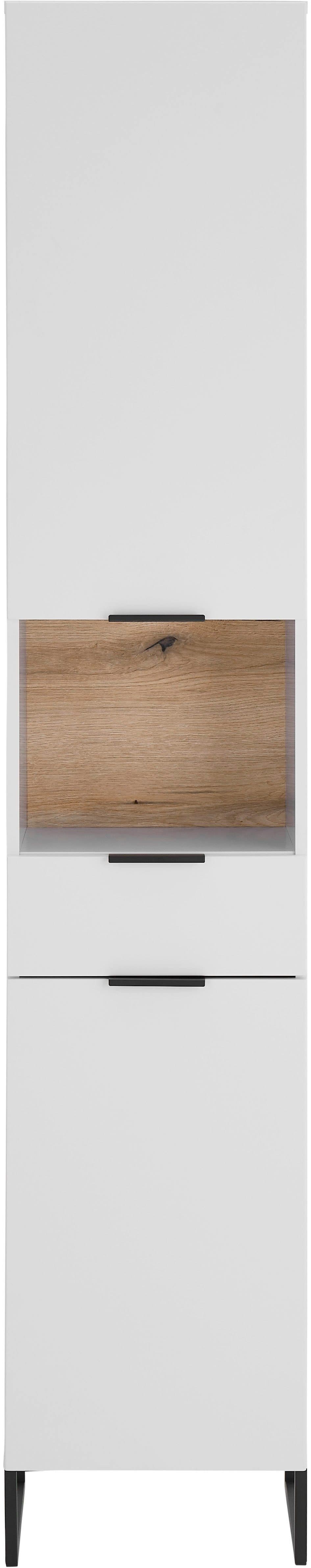 BASIC by Balculina Hochschrank Denver | Weiß