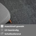 OTTO home Hochflor-Teppich Banji | Grau 4