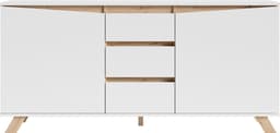byLIVING Sideboard Valentin | Weiß