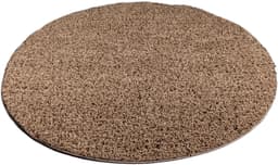 OTTO home Shaggy Teppich rund | Braun
