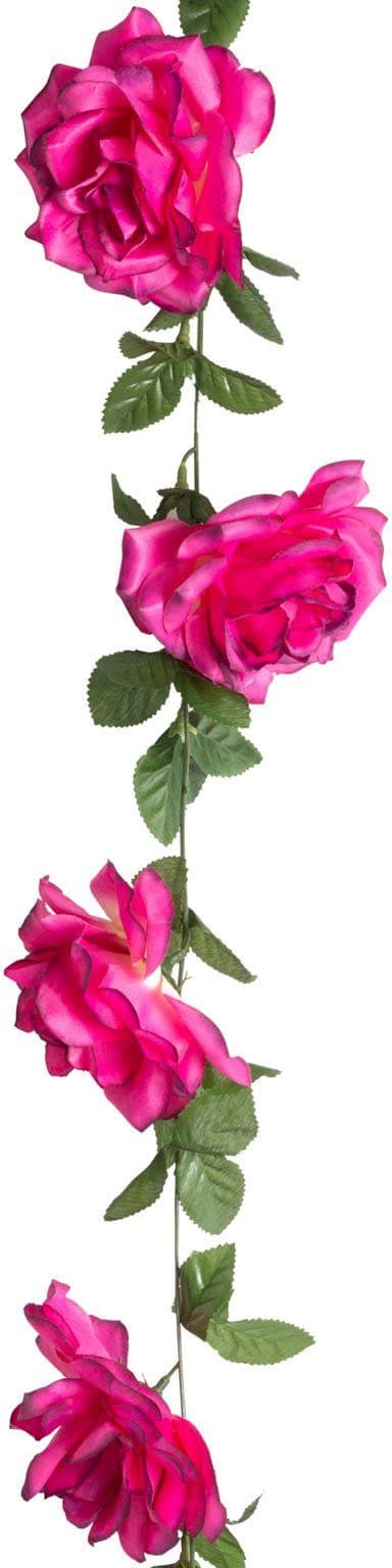Kunstblume Rosengirlande Rose | Rosa