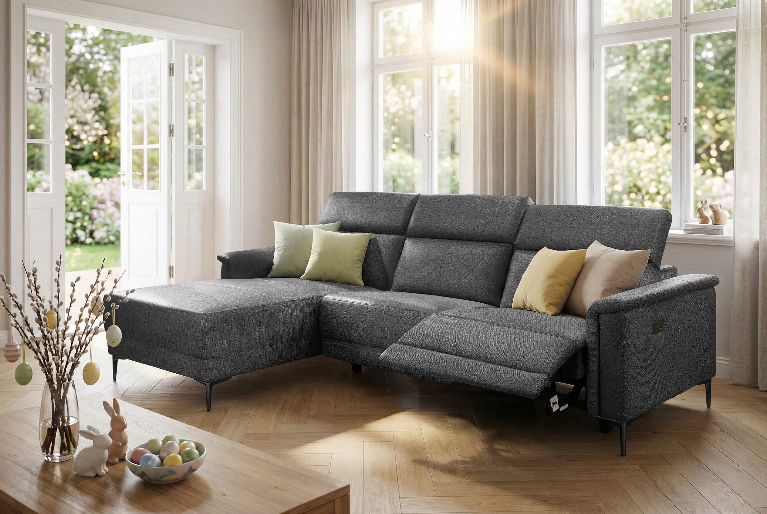 OTTO home Ecksofa LUND | Grau