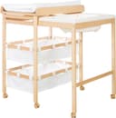 roba® Baby Pool Bade- und Wickelregal | Holztöne 2