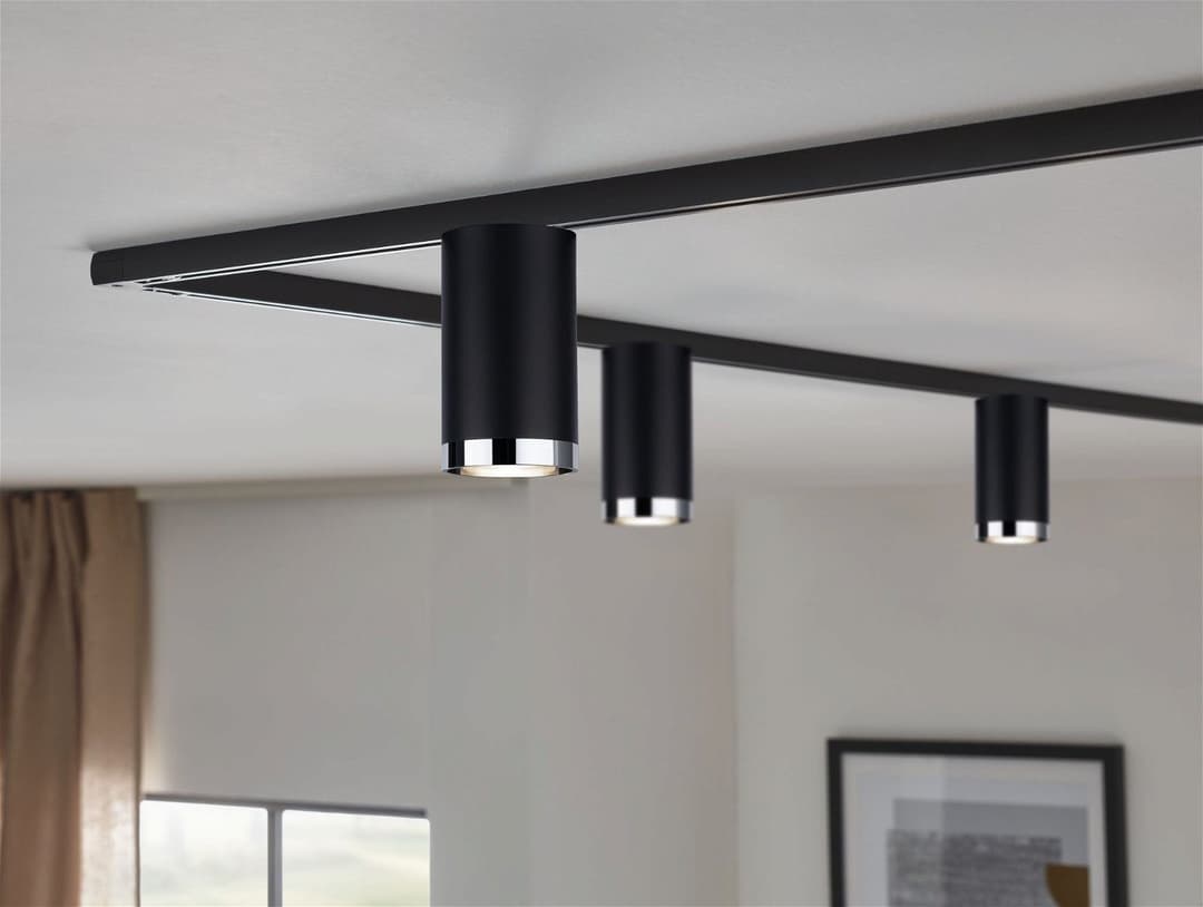 Paulmann URail Schienenspot Tube | Schwarz