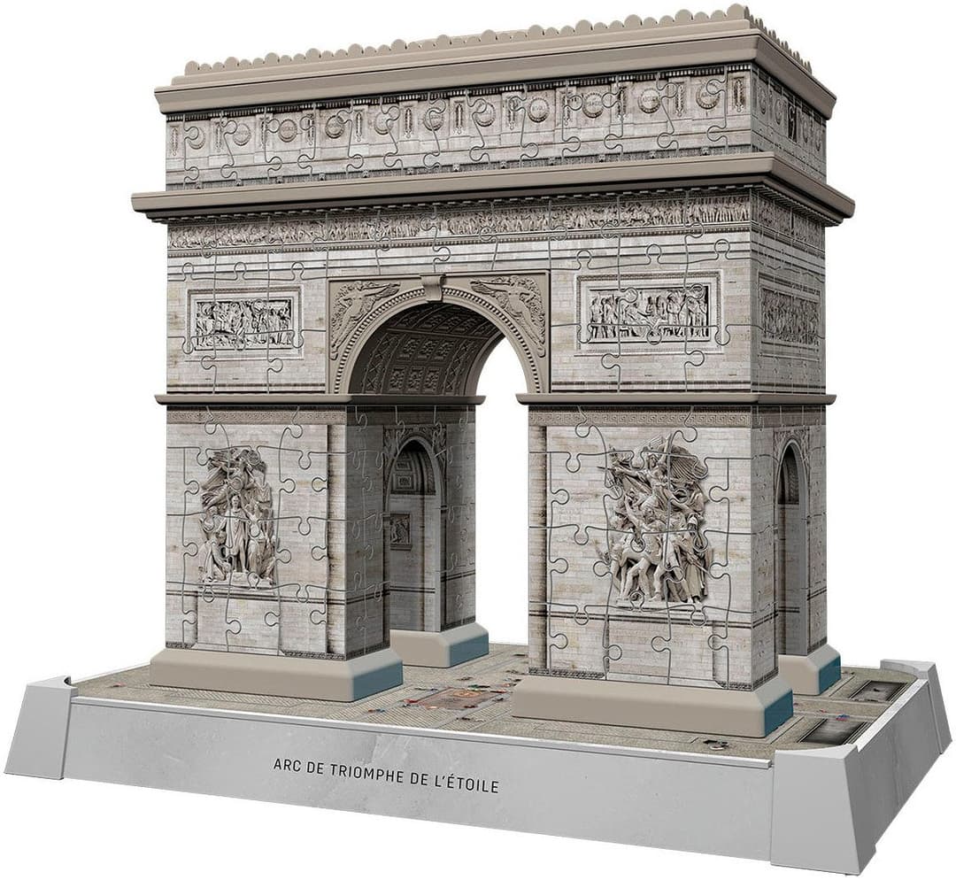 Ravensburger 3D-Puzzle Iconics: Triumphbogen Paris | Mehrfarbig