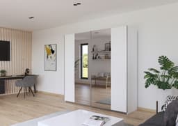 rauch KRONACH Schwebetürenschrank | Weiß