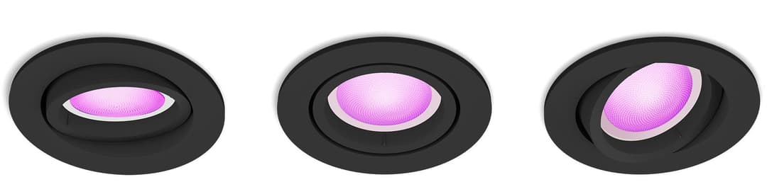 Philips Hue Centura Einbauleuchte | Schwarz