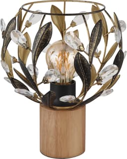 GLOBO LIGHTING Tischleuchte MIKA | Braun