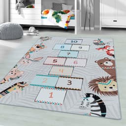 Ayyildiz Teppiche Kinderteppich PLAY 2903 | Grau