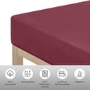 OTTO home Spannbettlaken PHYSALIS | Rot 2
