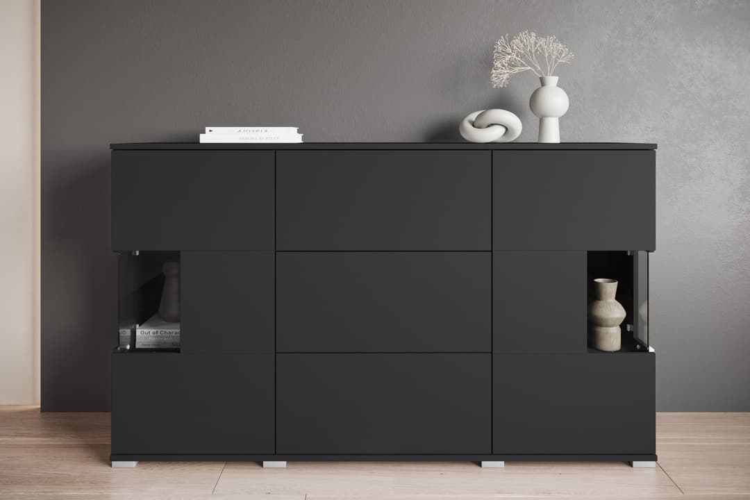 OTTO home Sideboard Kenia | Schwarz