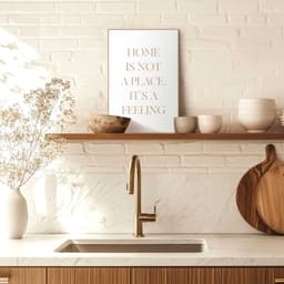 Reinders! Poster Feeling Home | Gold