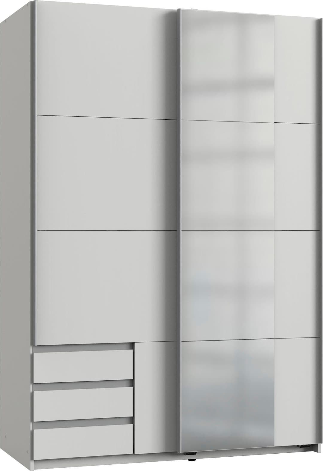 Wimex Schwebetürenschrank Emden | Weiß