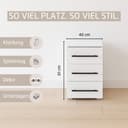 rauch AVOLA Nachtkommode | Weiß 3