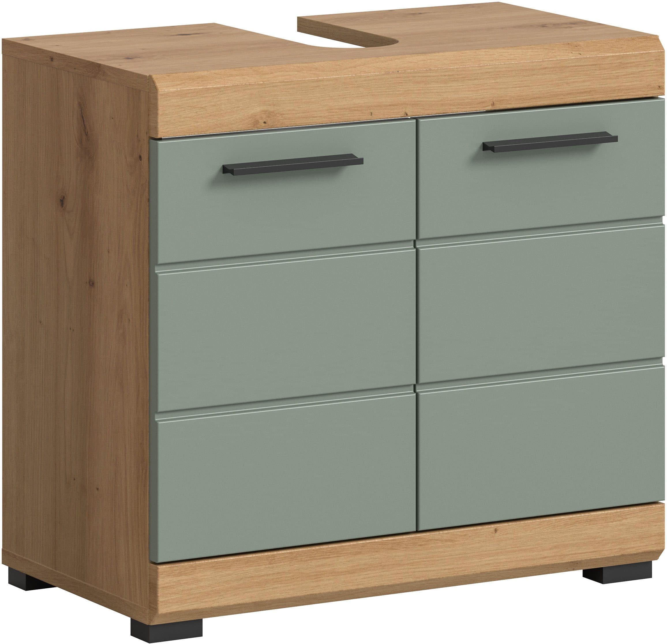 welltime Waschbeckenunterschrank SIENA | Holztöne