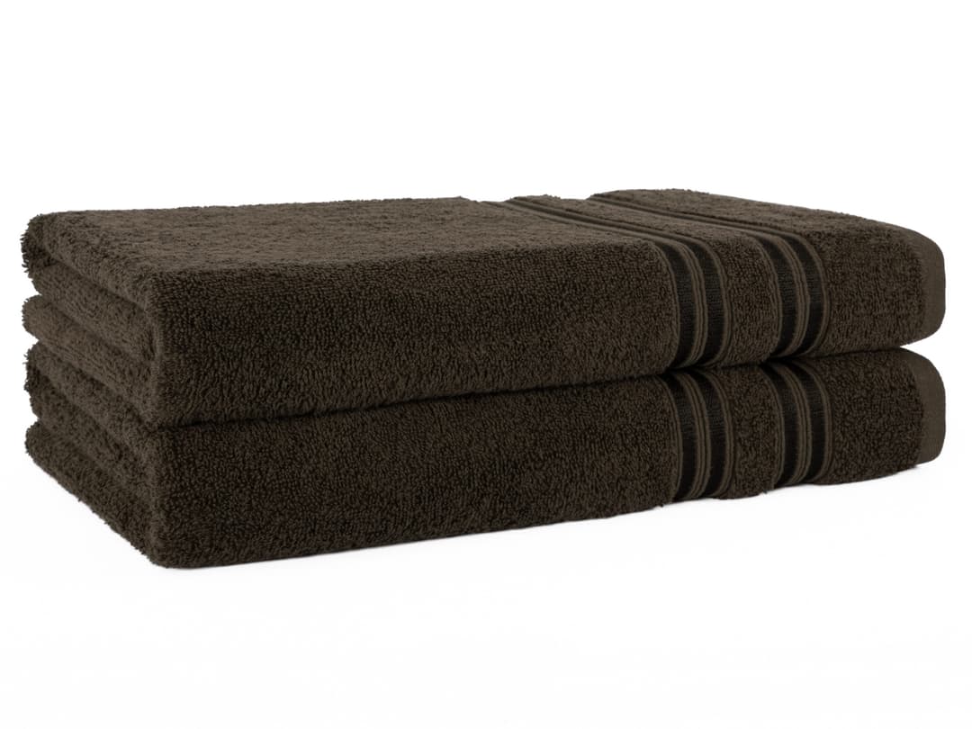 HAMMETEX Duschtuch 2er Set | Braun