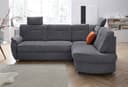 sit&more Ecksofa Sonoma L-Form | Grau