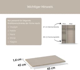 rauch Einlegeboden für Schränke Voyager, Nabila, Narai, Shinjo und