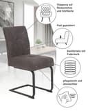 HELA Esszimmerstuhl Luise S | Grau 4