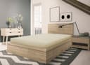 SETEX Spannbettlaken GOTS Feinbiber | Beige
