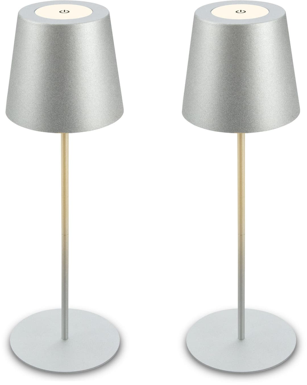 Briloner Leuchten LED Außen-Tischleuchte KIKI 7808024 | Silber