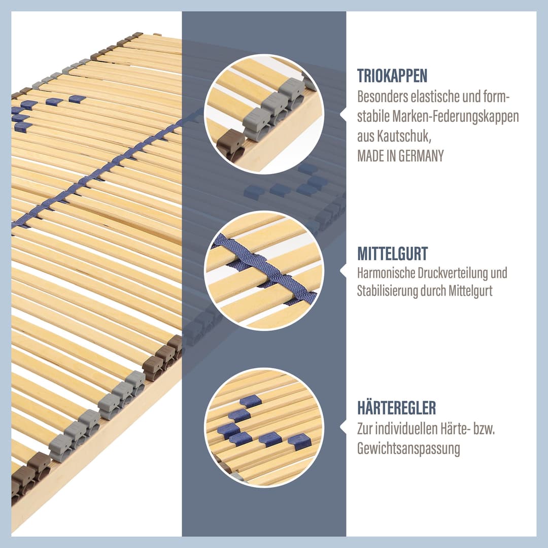 Lattenrost Blue Royal NV | Holztöne
