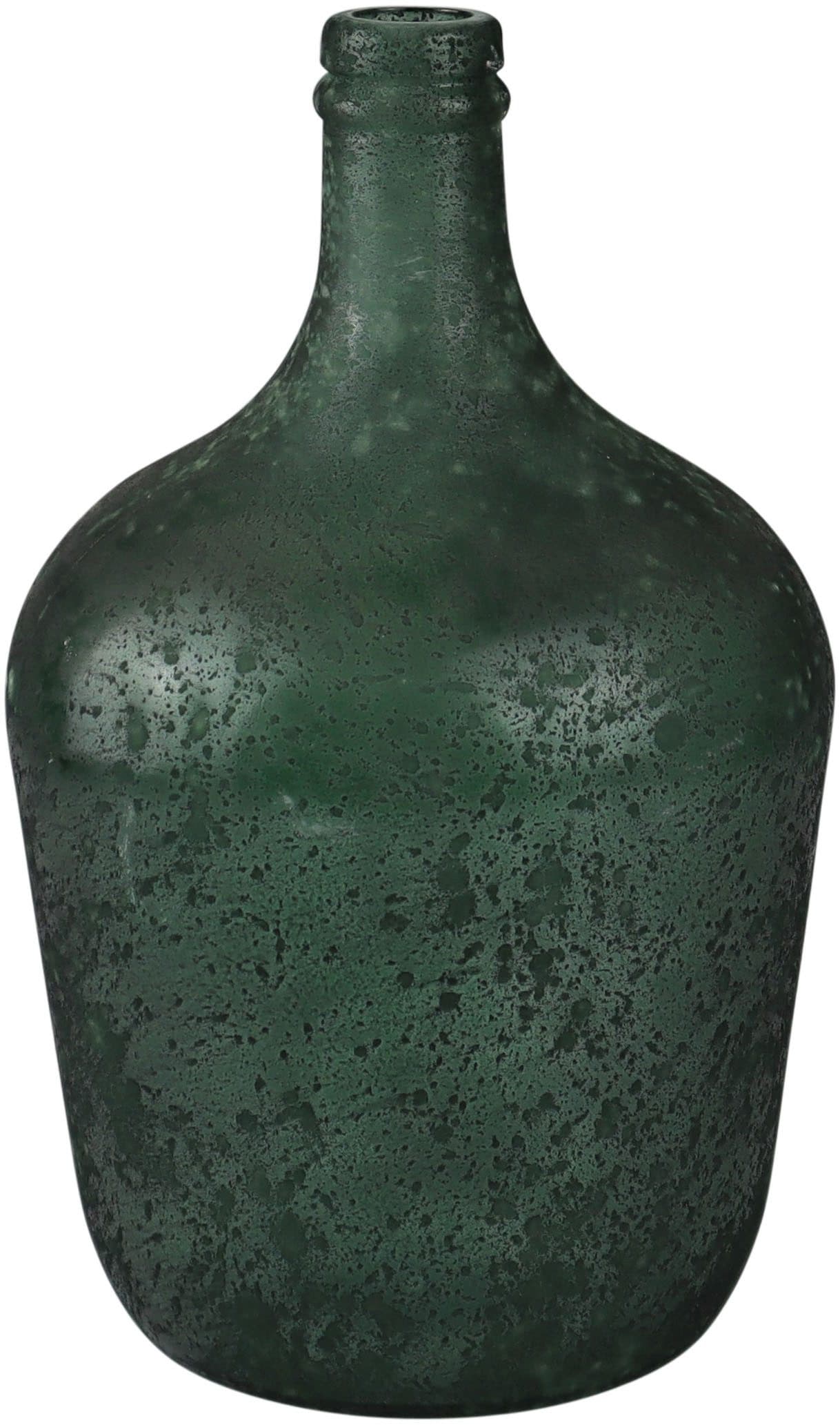 AM Design Dekovase Grüne Flaschenvase | Grün