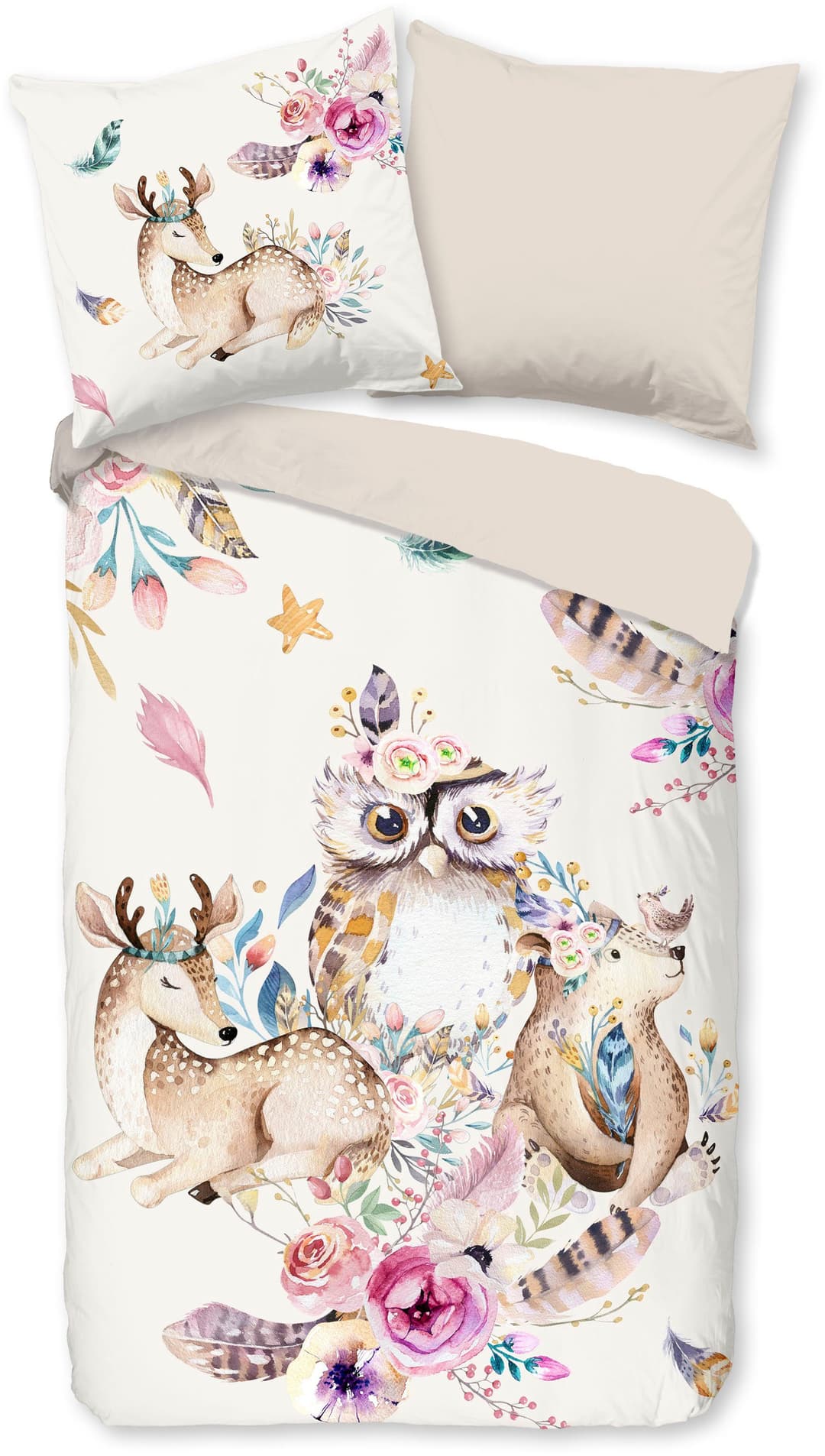 PURE luxury collection Kinderbettwäsche Meandra | Mehrfarbig