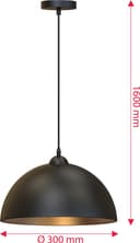 B.K.Licht Pendelleuchte Auriga | Schwarz 4