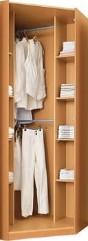 priess Eckkleiderschrank Bilbao | Weiß 2