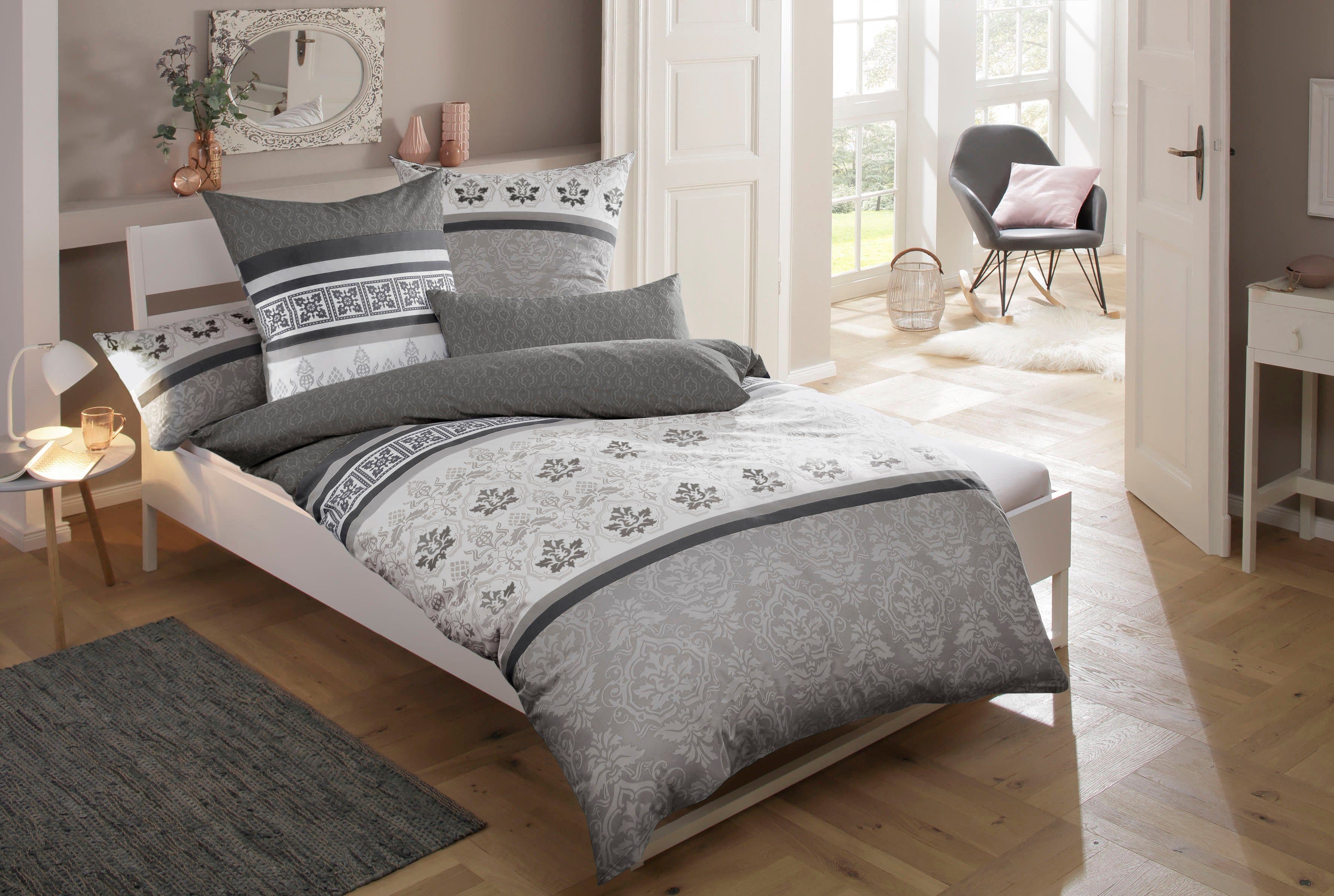 OTTO home Bettwäsche Cremona | Grau
