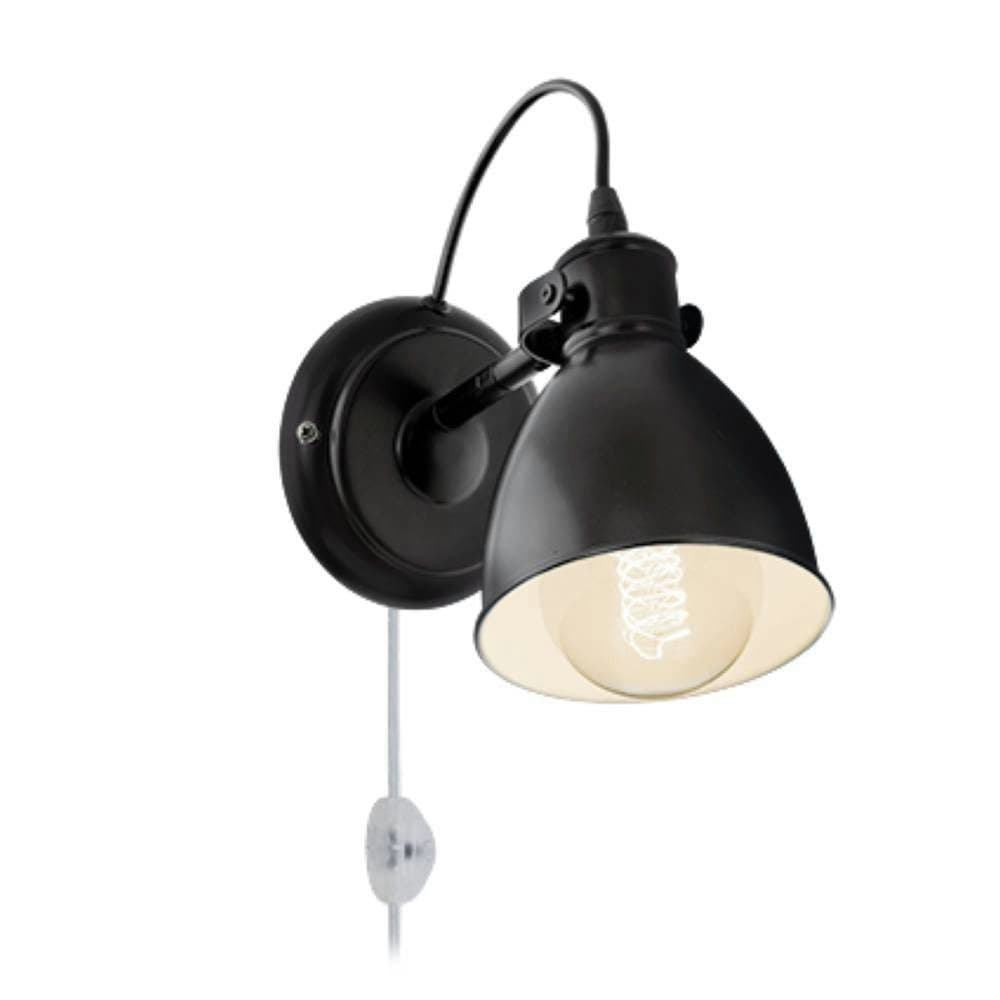 EGLO Wandleuchte PRIDDY | Schwarz