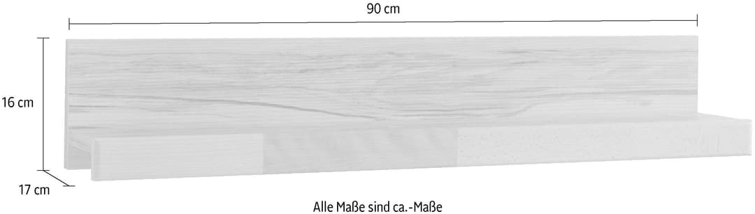 OTTO home Wandregal Silkeborg | Holztöne
