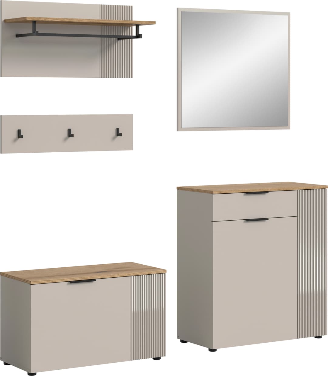 Home affaire Garderoben-Set EDIL | Beige