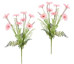Kunstblume Margeriten-Mix-Strauß | Rosa