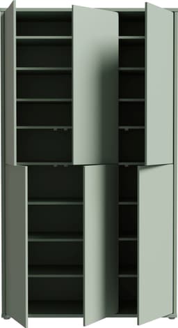 FORTE Schuhschrank Alice Springs | Grün