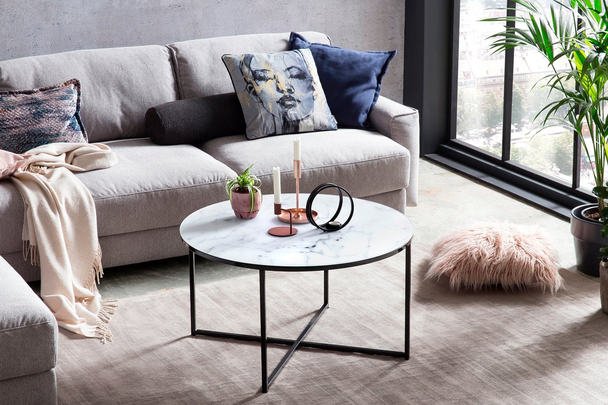 SalesFever Couchtisch Caorle | Weiß
