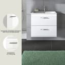 welltime Waschbeckenunterschrank Florenz | Weiß 3