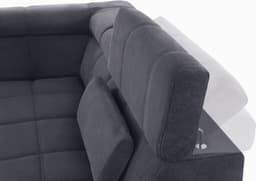 DOMO collection Wohnlandschaft Brandon | Grau