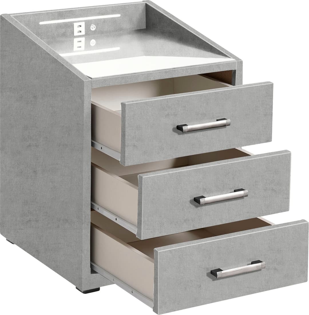 ED EXCITING DESIGN Nachtkonsole Moon | Grau