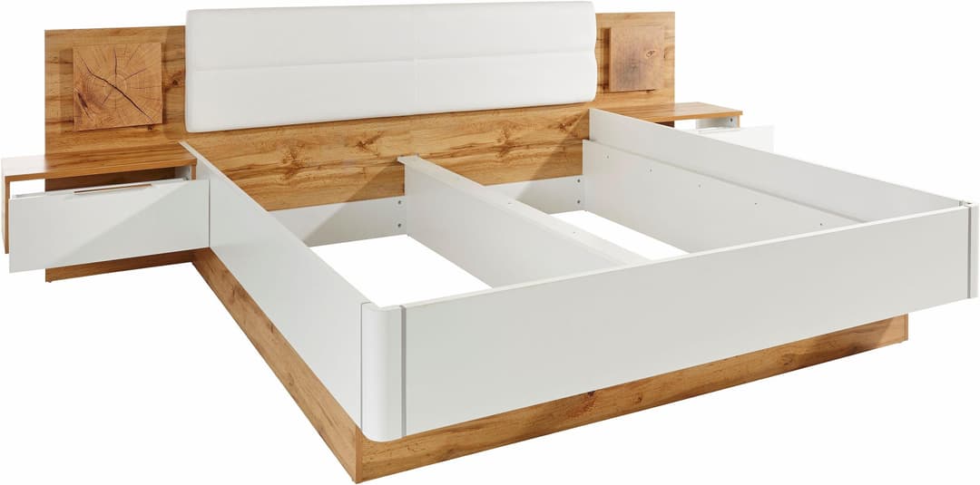 Schlafkontor Bettanlage Capri | Holztöne