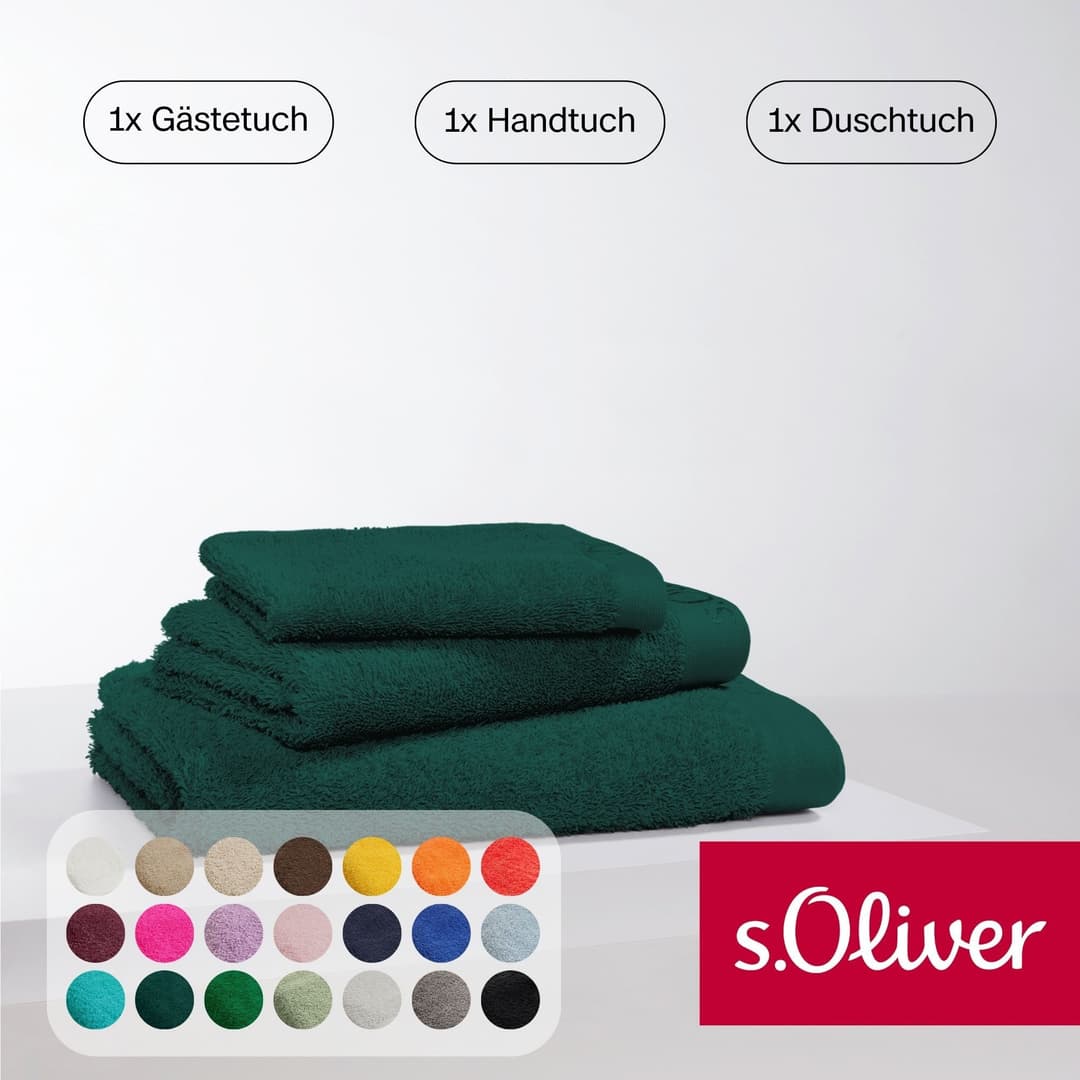 s.Oliver Handtuch Set | Grün