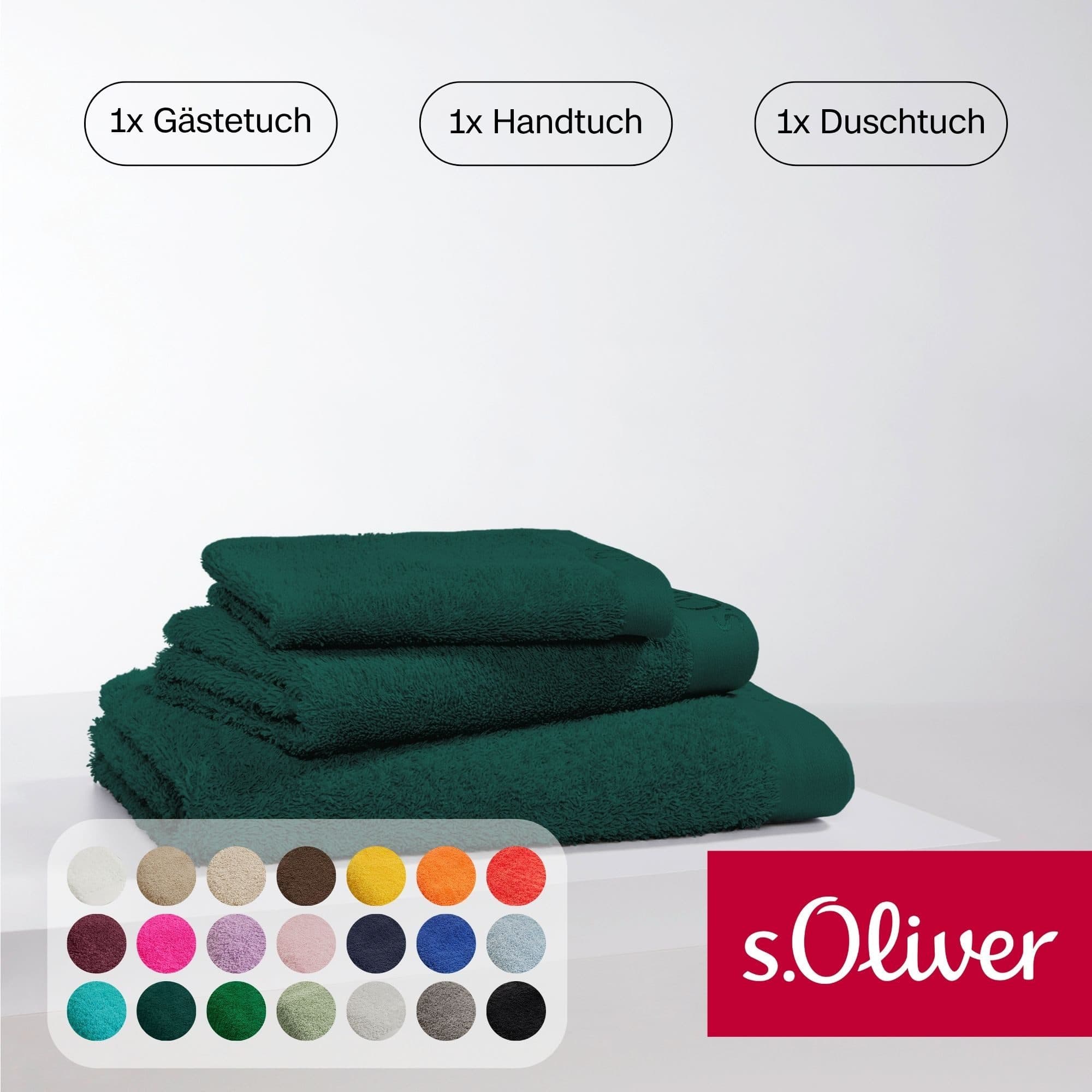s.Oliver Handtuch Set | Grün