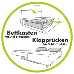 Jockenhöfer Gruppe Ecksofa Orlando L-Form | Schwarz
