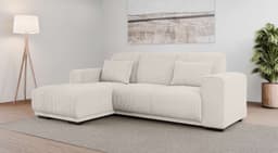 Home affaire Ecksofa BORNHOLM L-Form | Beige