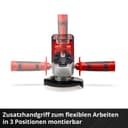 Einhell Akku-Winkelschleifer TC-AG 18/115 Li-Solo | Rot 4